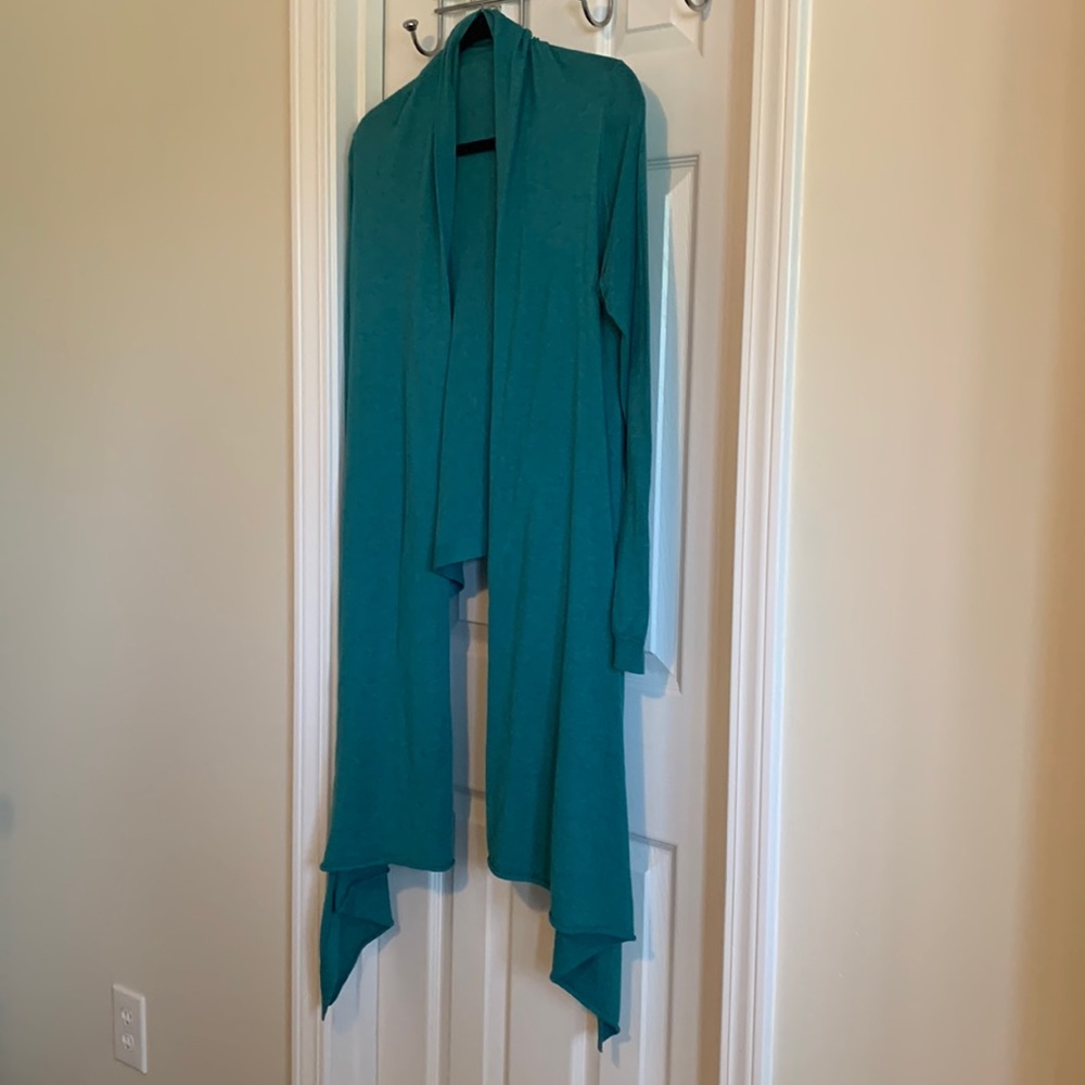 Moda International cardigan cotton cashmere sweater